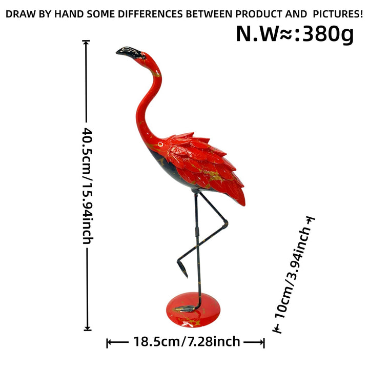 Decorative Flamingo Sculpture Bowlift