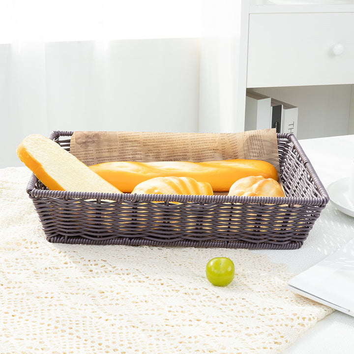 Versatile Storage Wicker Basket Bowlift