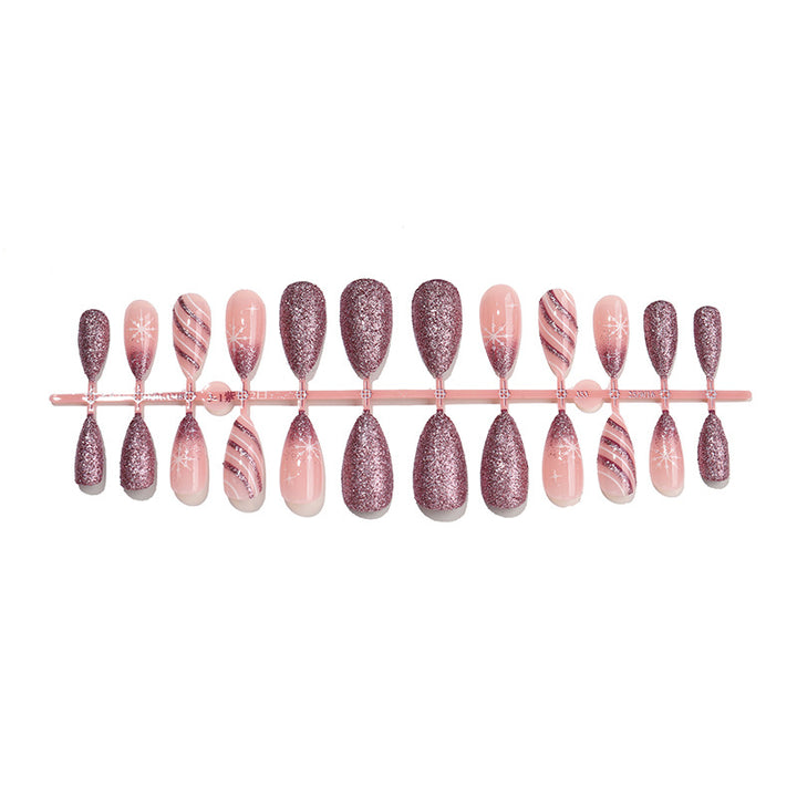 Glamorous Glittery Press-On Nail Collection Bowlift