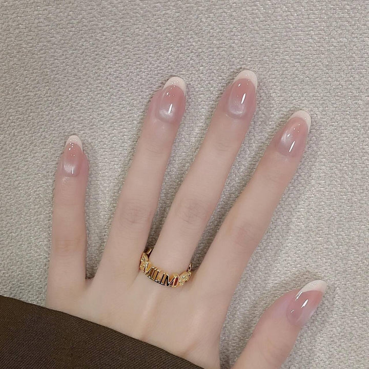 Premium Glamorous Press-On Nail Extensions Bowlift