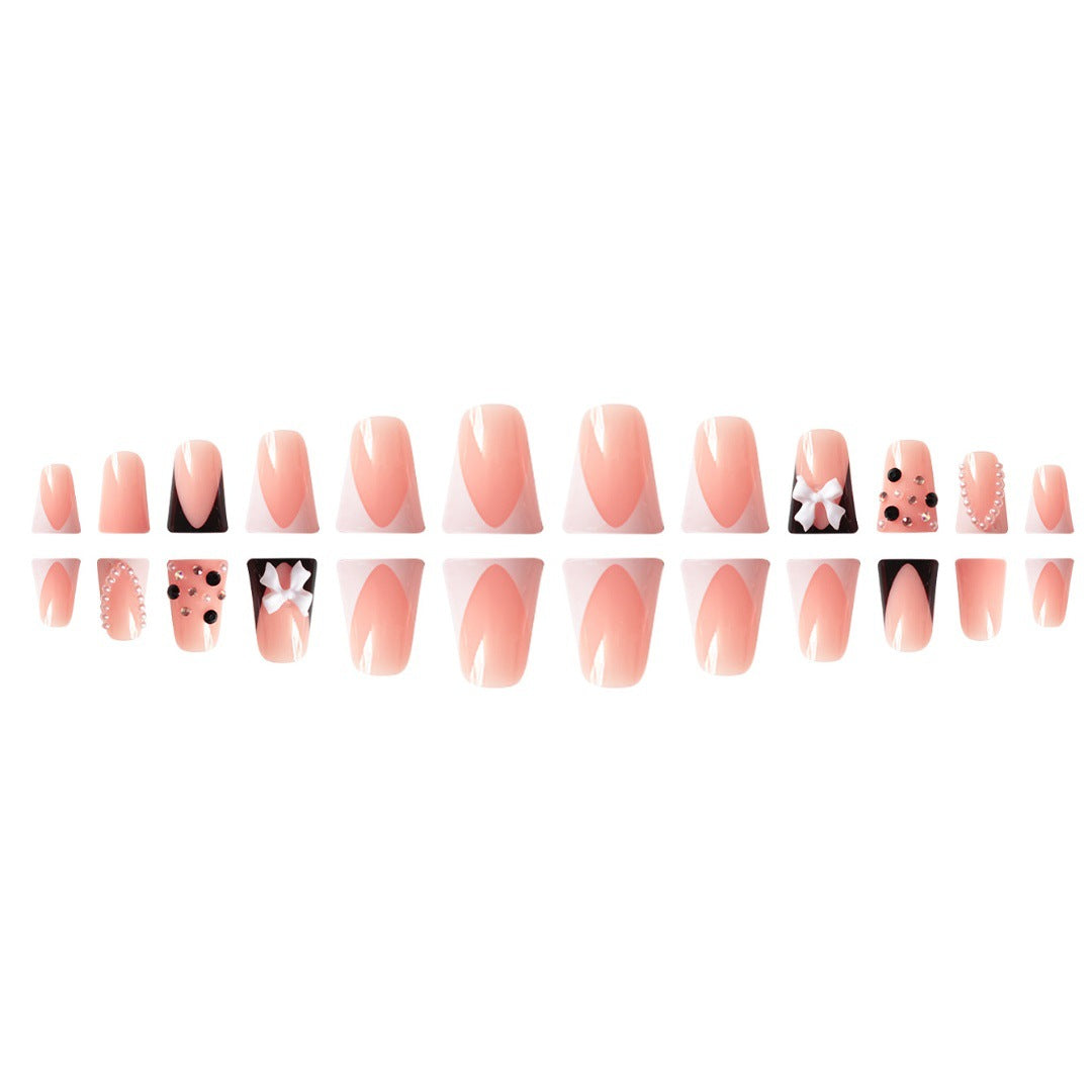 Decorative Acrylic Press-On Nail Extensions Bowlift