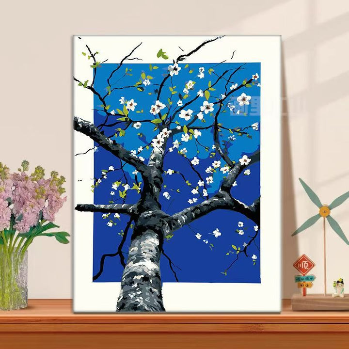 Floral Tree Illustration Canvas Art Bowlift