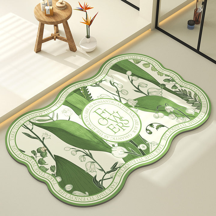 Decorative Flowers Rug