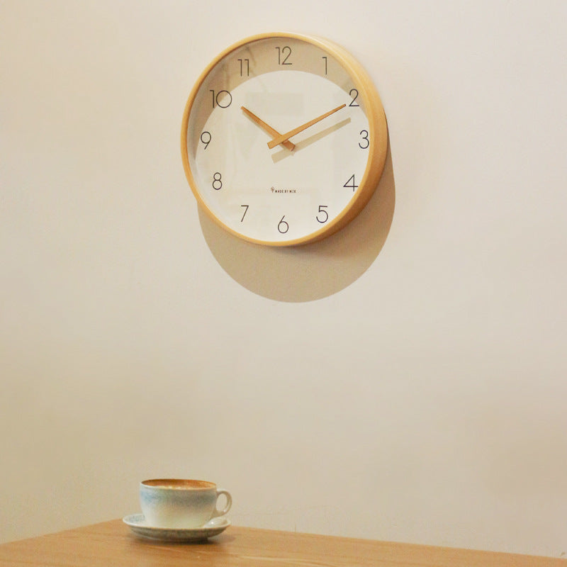 BowLift | Nordic Minimalist Wood Silent Wall Clock