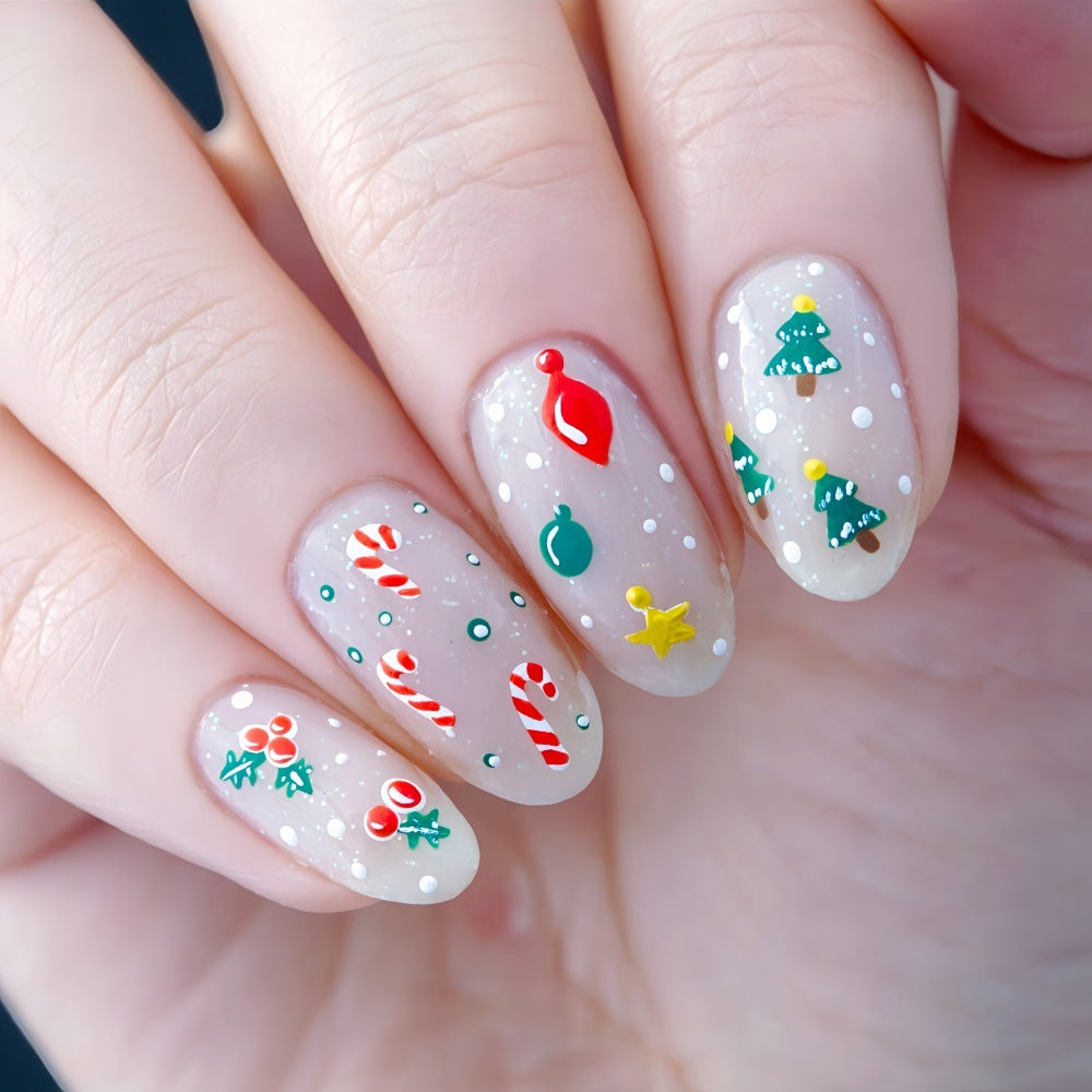 Christmas Art Nails Bowlift