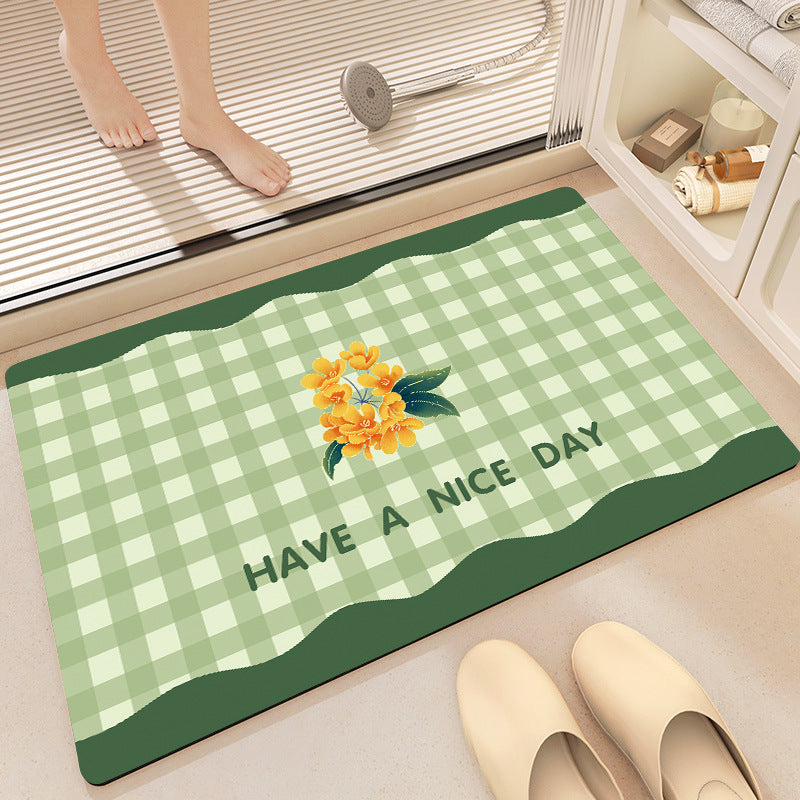 Charming Decorative Bath Mat Bowlift