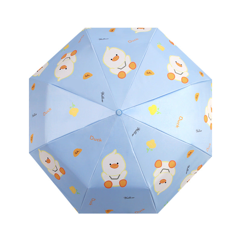 Women's Foldable Umbrella with Cute Design Bowlift