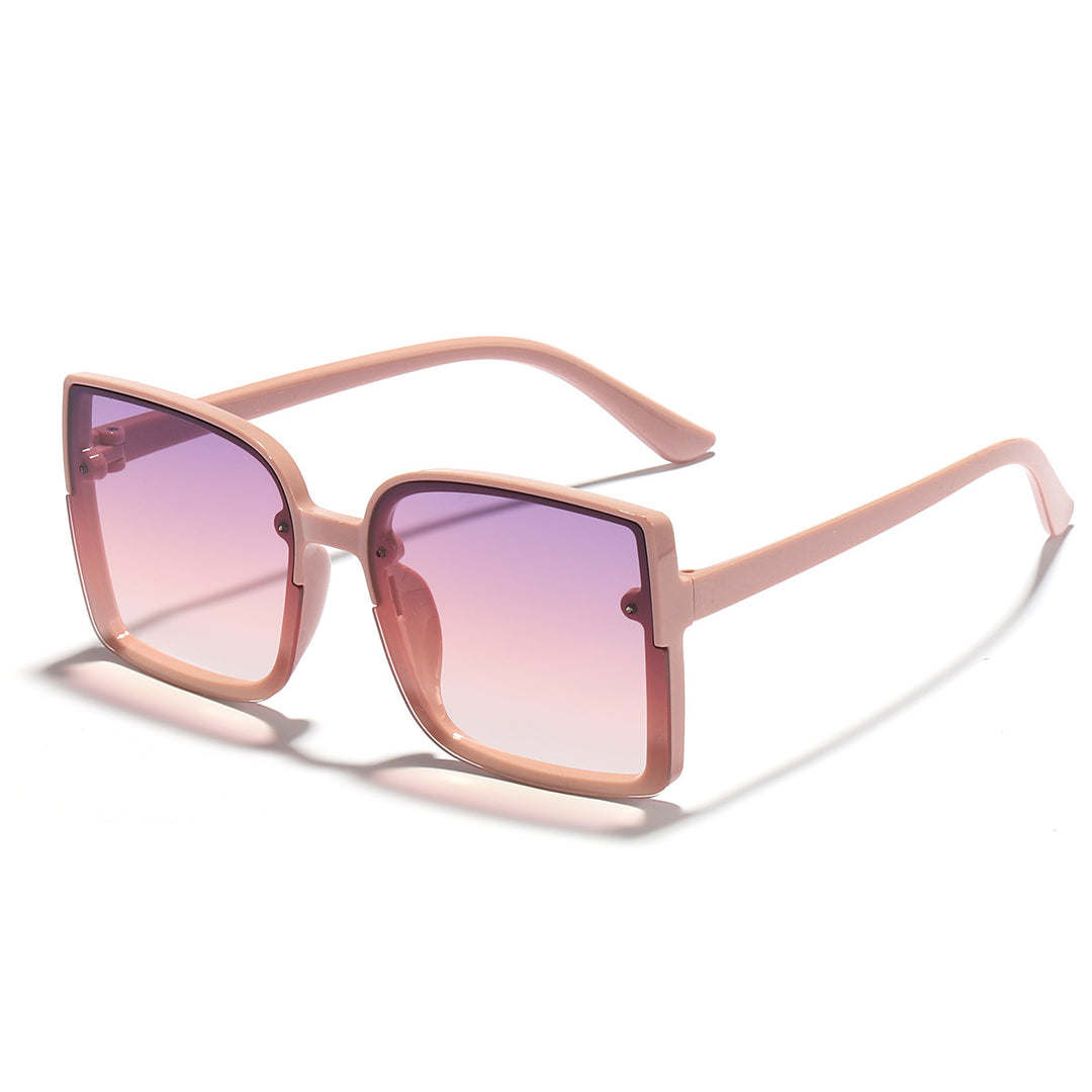 Women oversized square sunglasses with modern gradient effect Bowlift