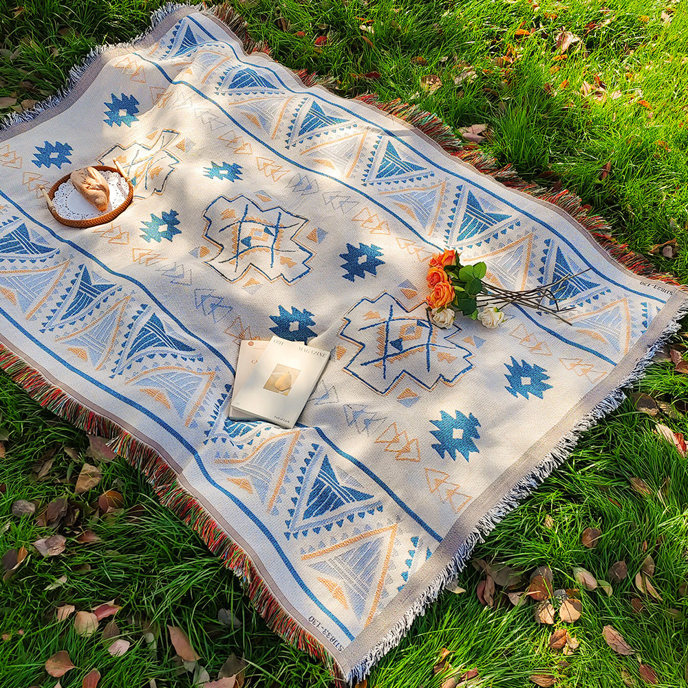Artistic Geometric Throw Blanket