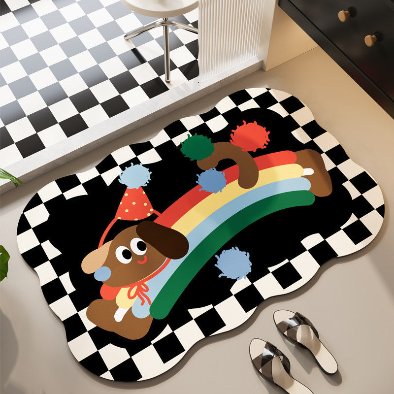 Decorative Bath Mat Bowlift