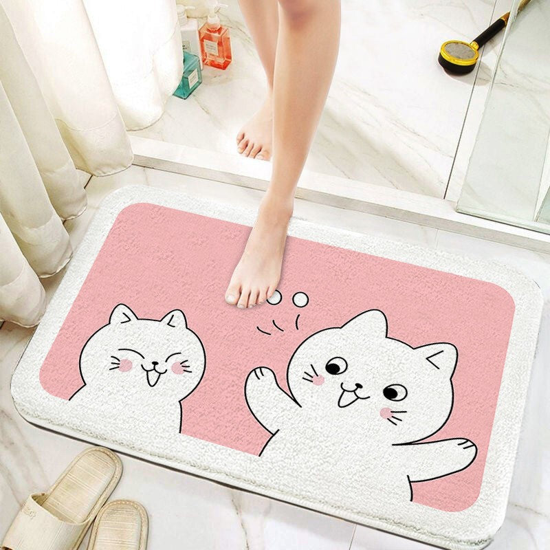Fun Polar Bear Bath Mat Bowlift
