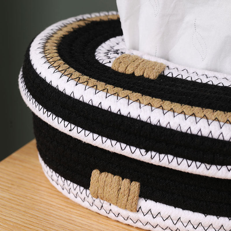 Elegant storage basket made of woven natural material Bowlift