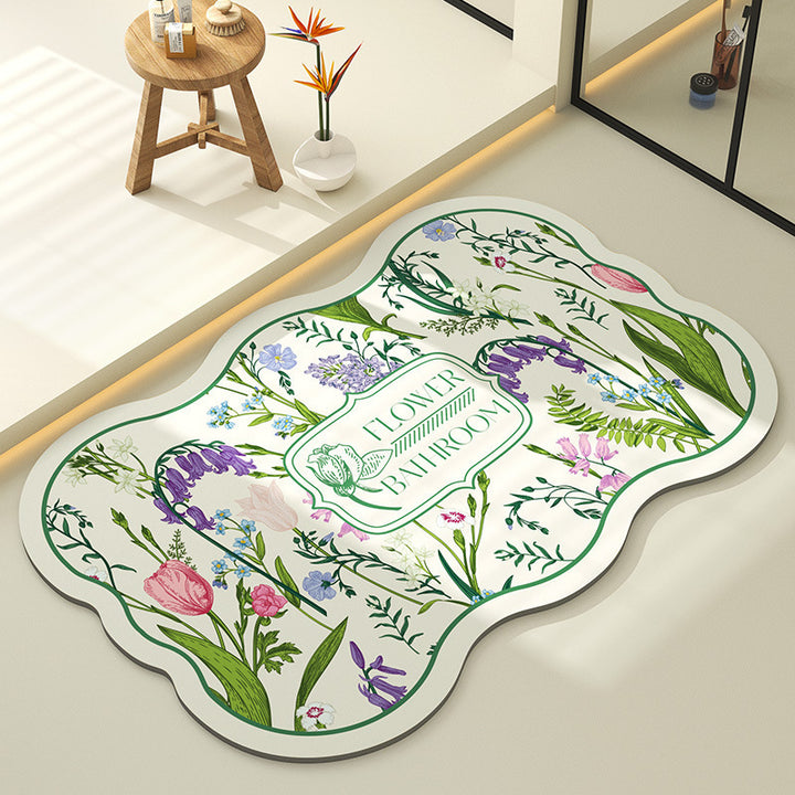 Decorative Flowers Rug