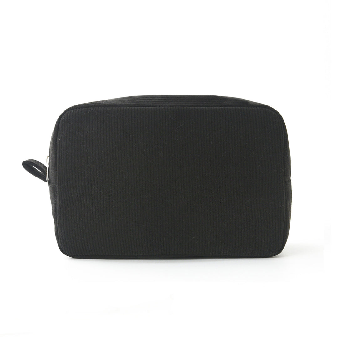 Cosmetic Organizer Bag Made of Textured Material Bowlift