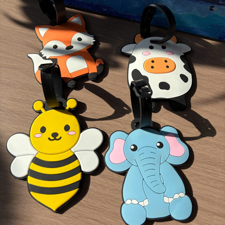 Cow-Shaped Luggage Tag Bowlift