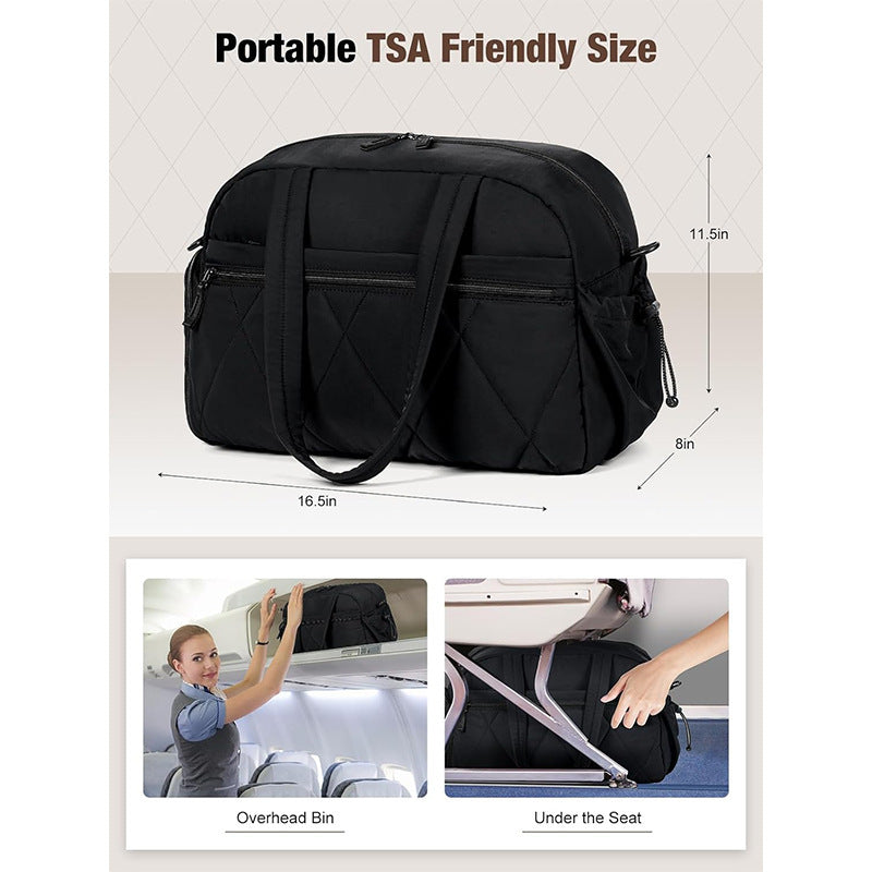 Elegant Travel Bag with Versatile Compartments Bowlift