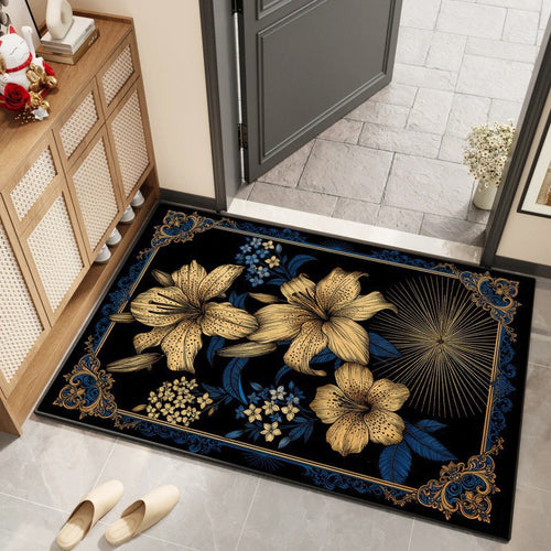 Decorative Flower Welcome Mat