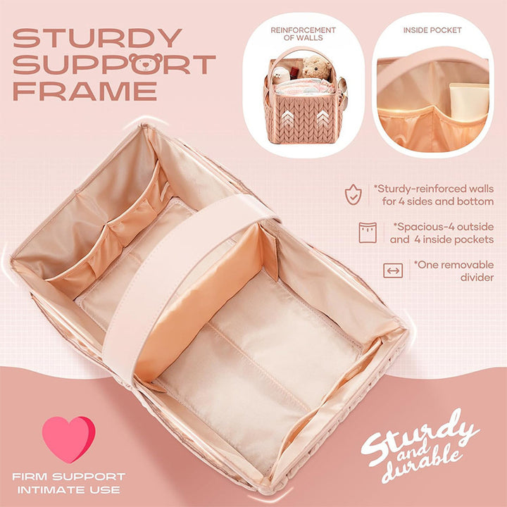 Wrap Organizer Bag with Decorative Bow Bowlift