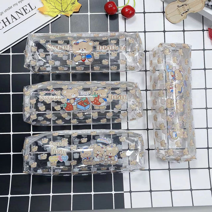 Cute Bear Patterned Pencil Case Bowlift