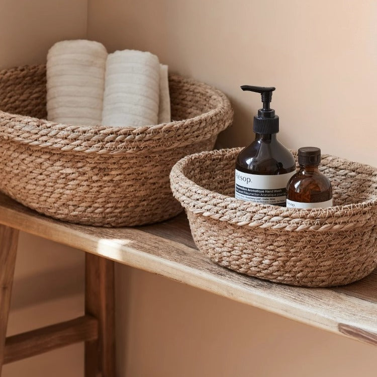 Handcrafted storage basket made of natural materials Bowlift