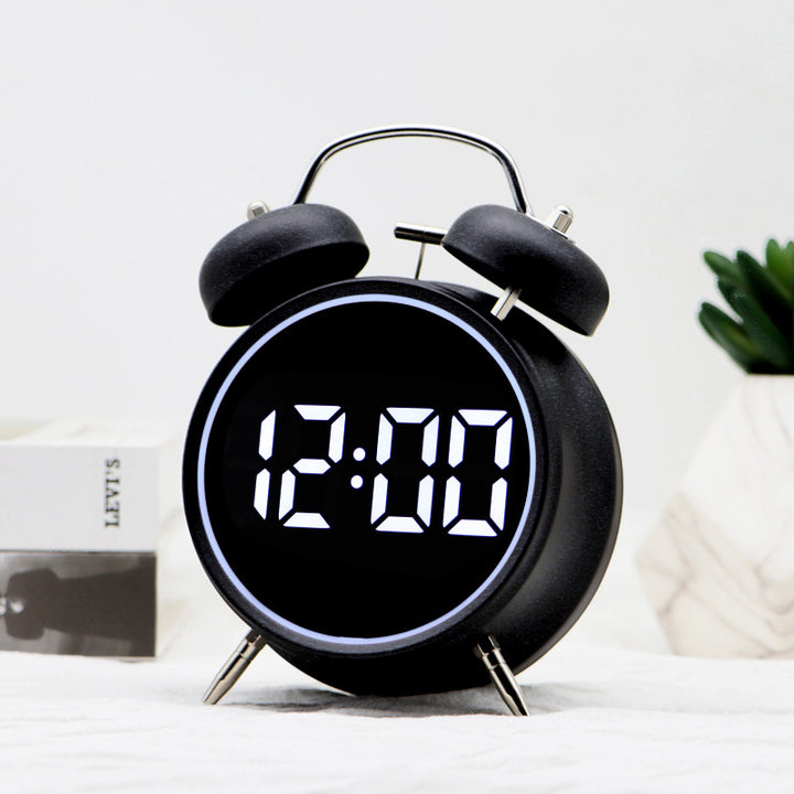 Digital Alarm Clock with Retro Design Bowlift