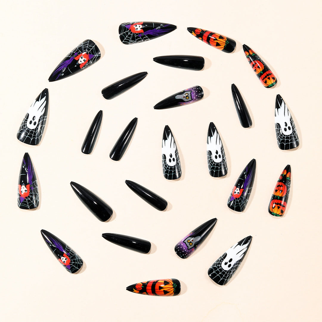 Halloween-Themed 3D Decorative Nail Art Extensions Bowlift