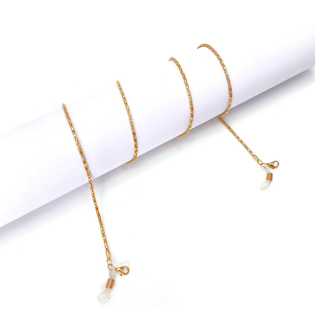 Minimalist Crystal-Detail Chain Anklet Bowlift