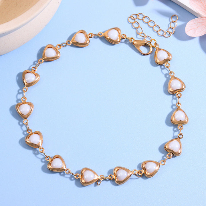 Charming Heart-Shaped Statement Bracelet Bowlift