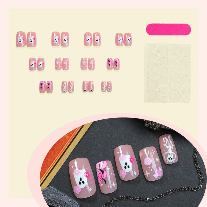 Playful Themed Press-On Nail Set Bowlift