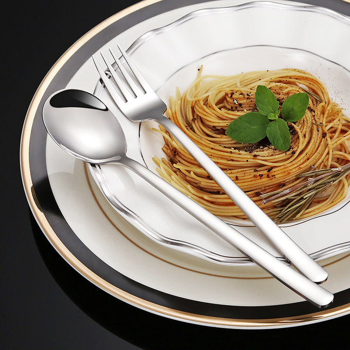 Elegant dessert spoon with luxurious golden surface Bowlift