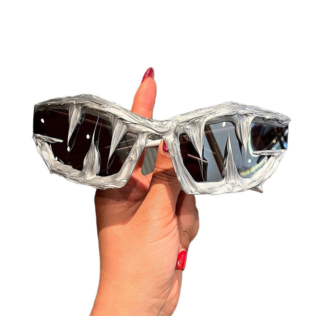 Women's Futuristic Sport Sunglasses with Extraordinary Unicorn Design Bowlift