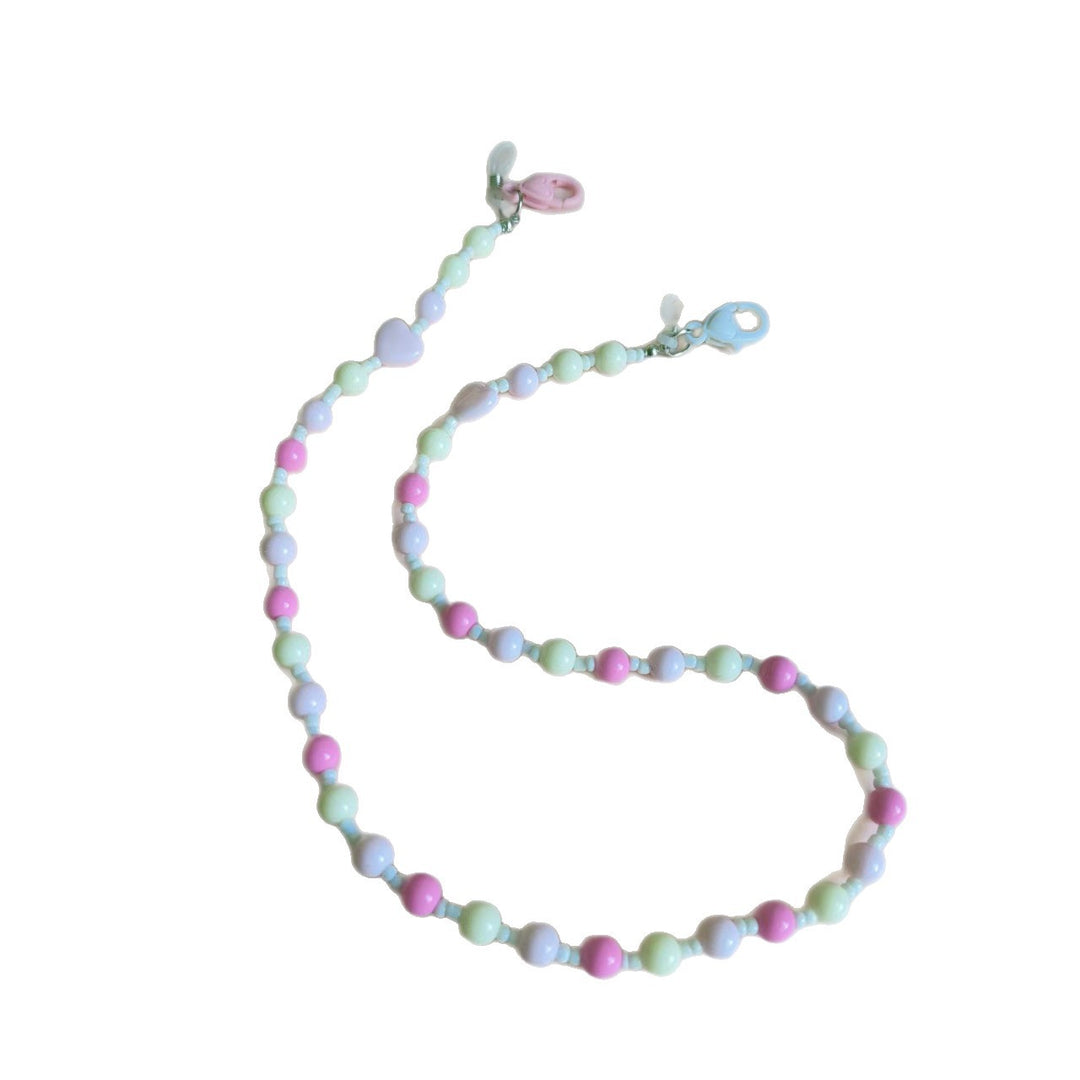 Colored Beaded Glasses Holder Chain Bowlift