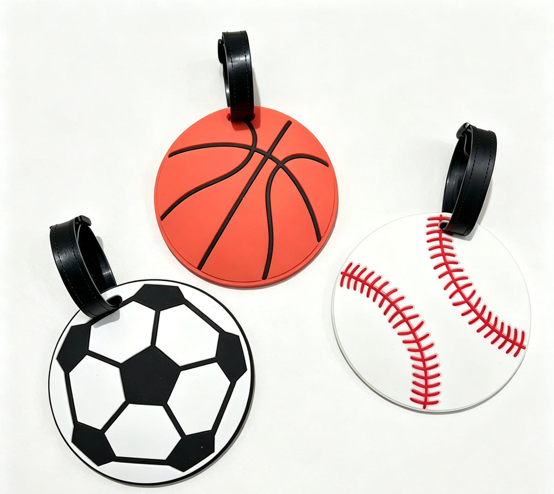 Basketball-Themed Luggage Tag Bowlift