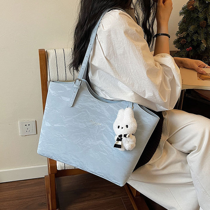 Stylish Textured Tote Bag Bowlift