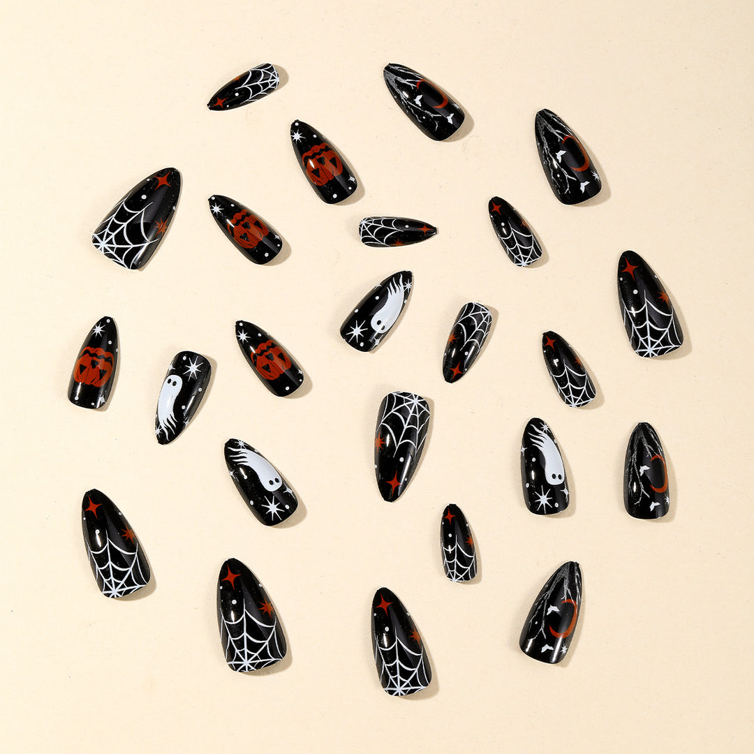 Halloween-Themed 3D Nail Art Bowlift