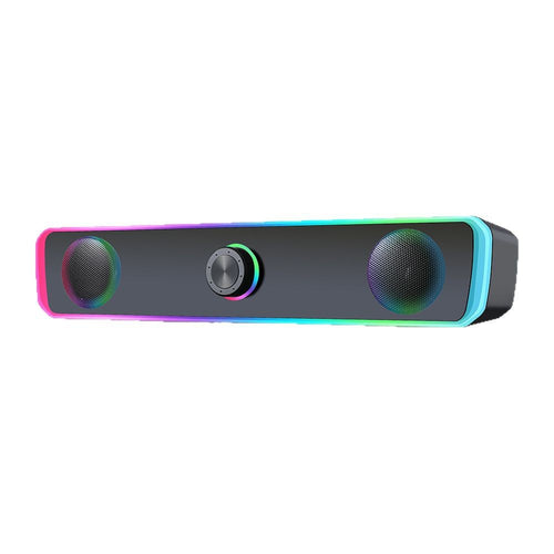 Wireless Multimedia Gaming Soundbar with RGB Light Effects Bowlift