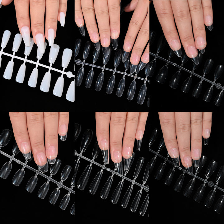 Flexible Soft Gel Nail Extension Tips Bowlift