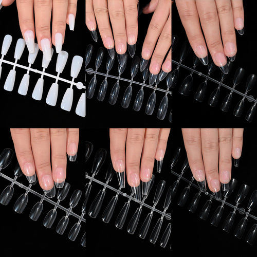 Flexible Soft Gel Nail Extension Tips Bowlift