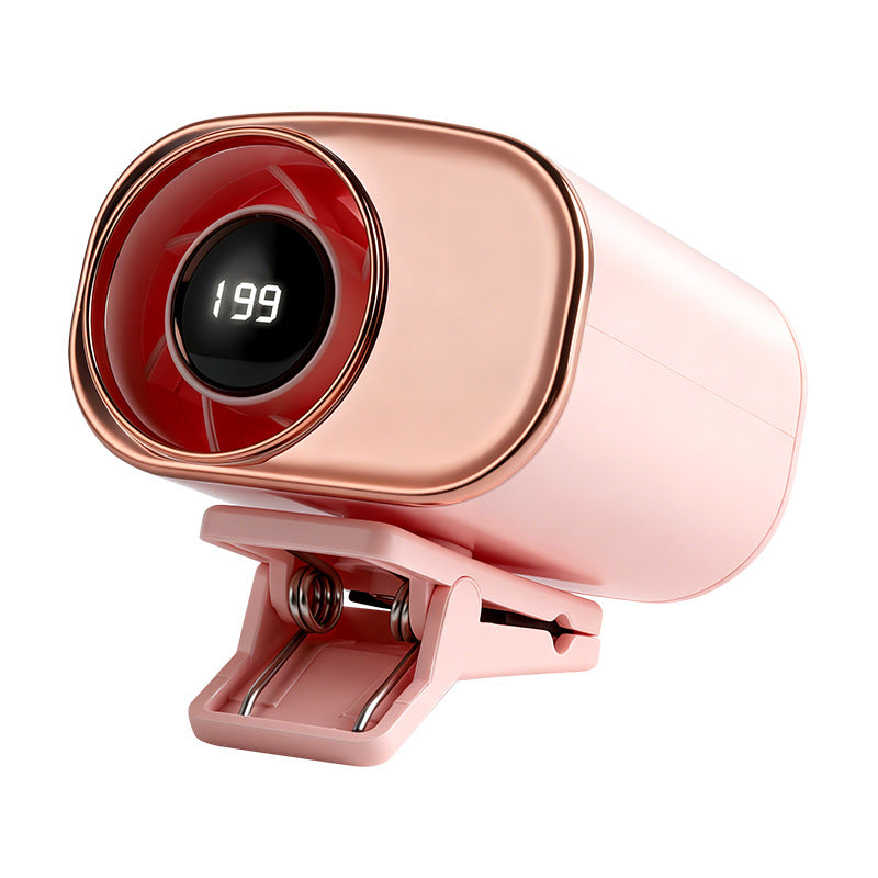 Women's compact USB air circulator with digital display Bowlift