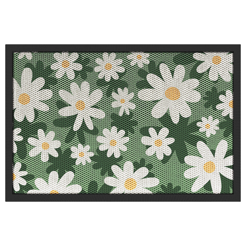 Floral Design Outdoor Welcome Mat Bowlift
