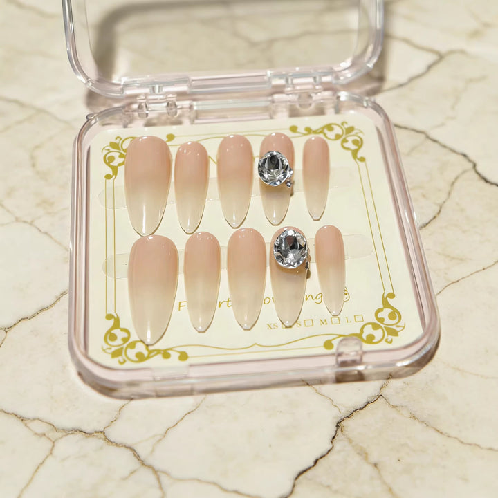 Elegant Long-Stiletto Nail Extensions Bowlift