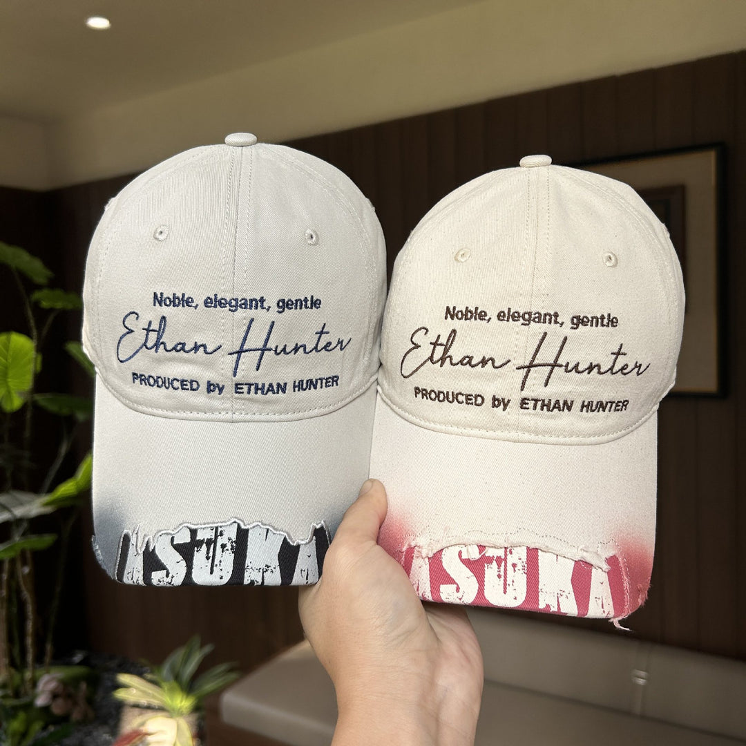 Men's Casual Vintage Embroidered Cap Bowlift