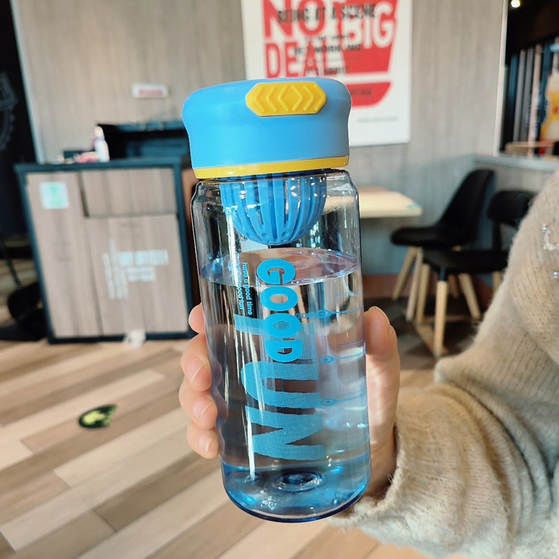 Women's infuser water bottle with removable fruit container Bowlift