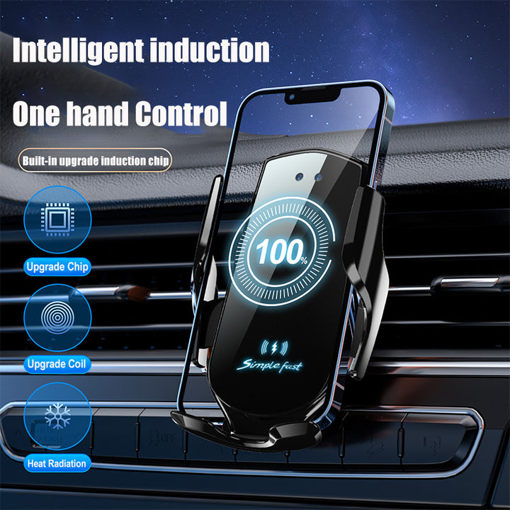 Unisex Wireless Car Charger Holder with Automatic Induction Function Bowlift