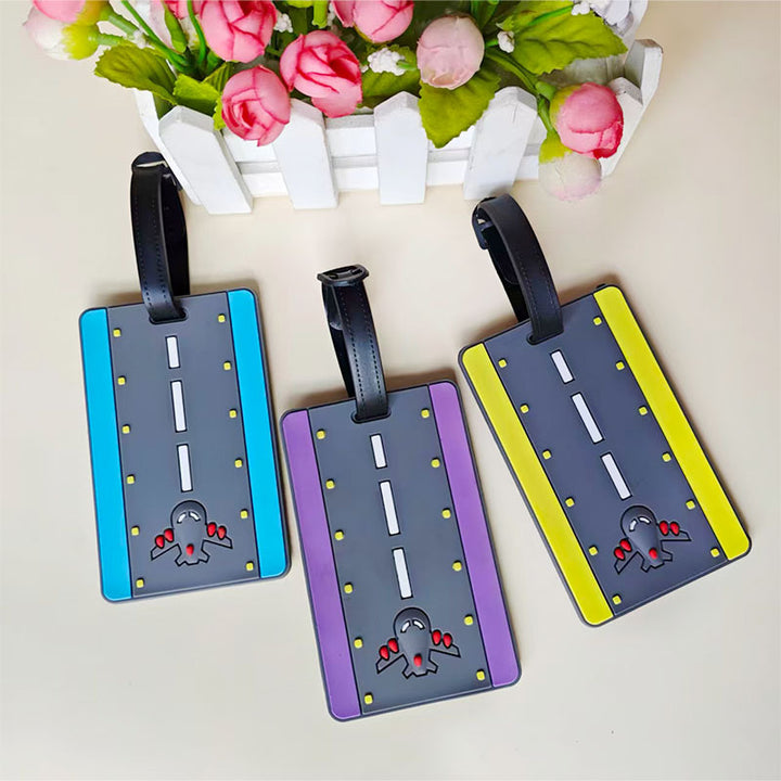 Unisex Creative Road-Themed Luggage Tag Bowlift