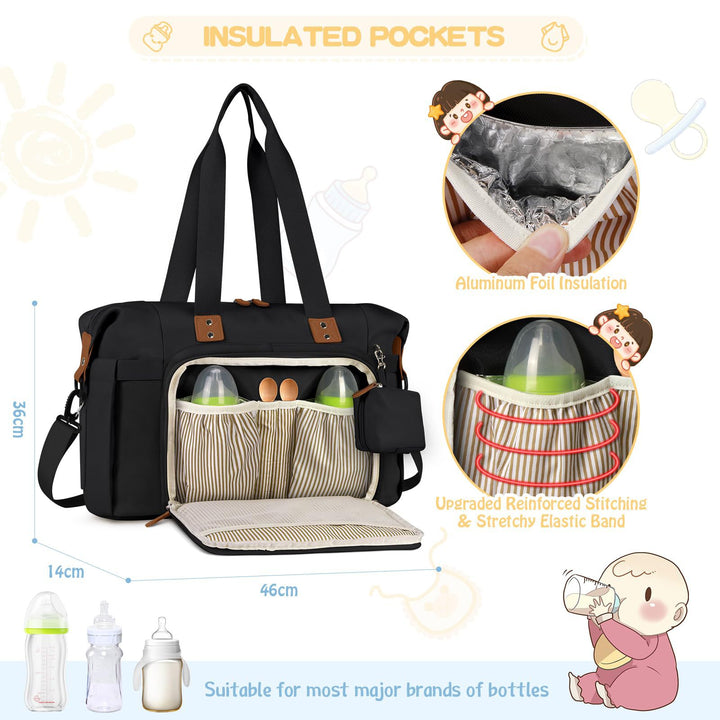 Multi-Functional Quilted Travel Organizer Bag Bowlift