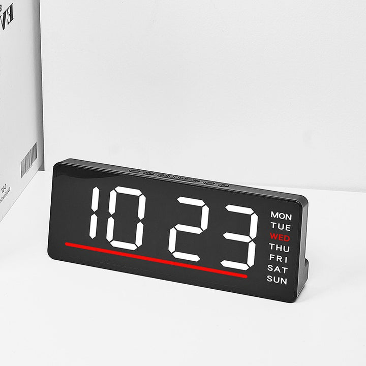 Digital wall clock with LED display Bowlift