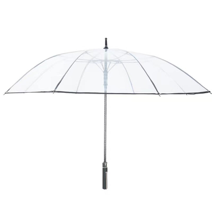Ladies Transparent Umbrella with Ergonomic Handle Bowlift