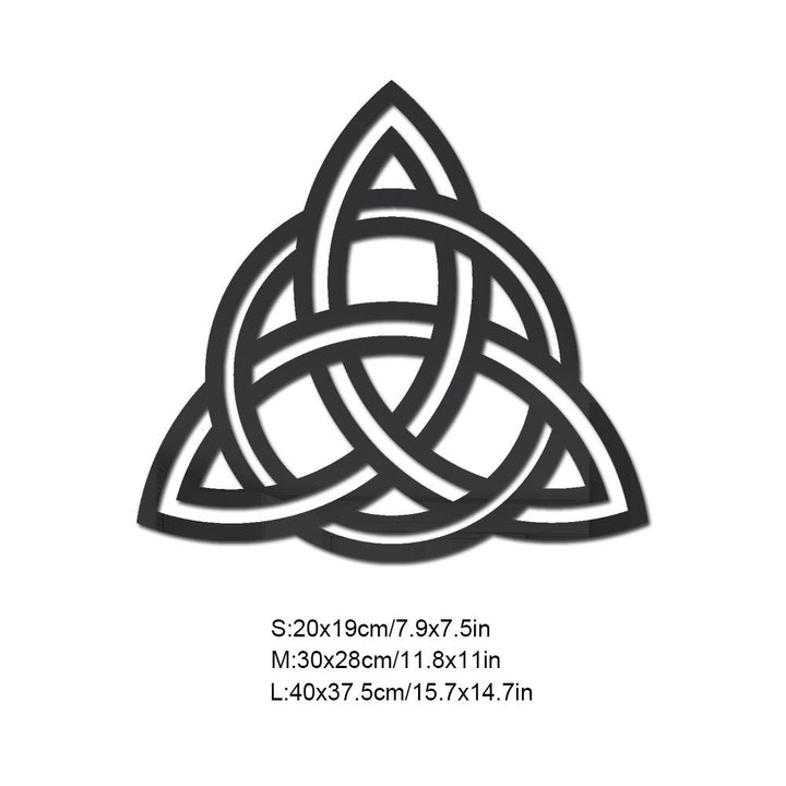 Laser-Cut Triquetra Celtic Wall Plaque Bowlift