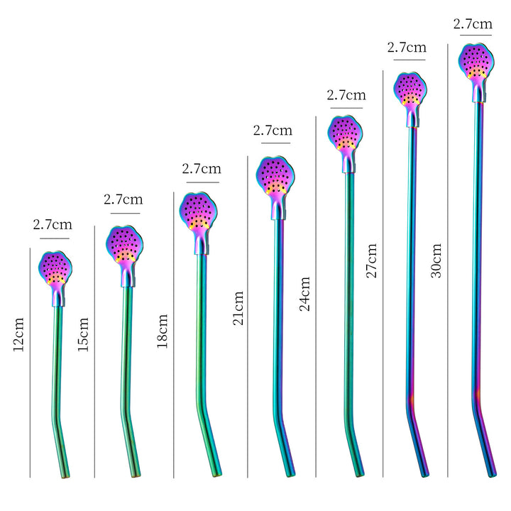 Stylish teaspoons with practical drainage holes Bowlift
